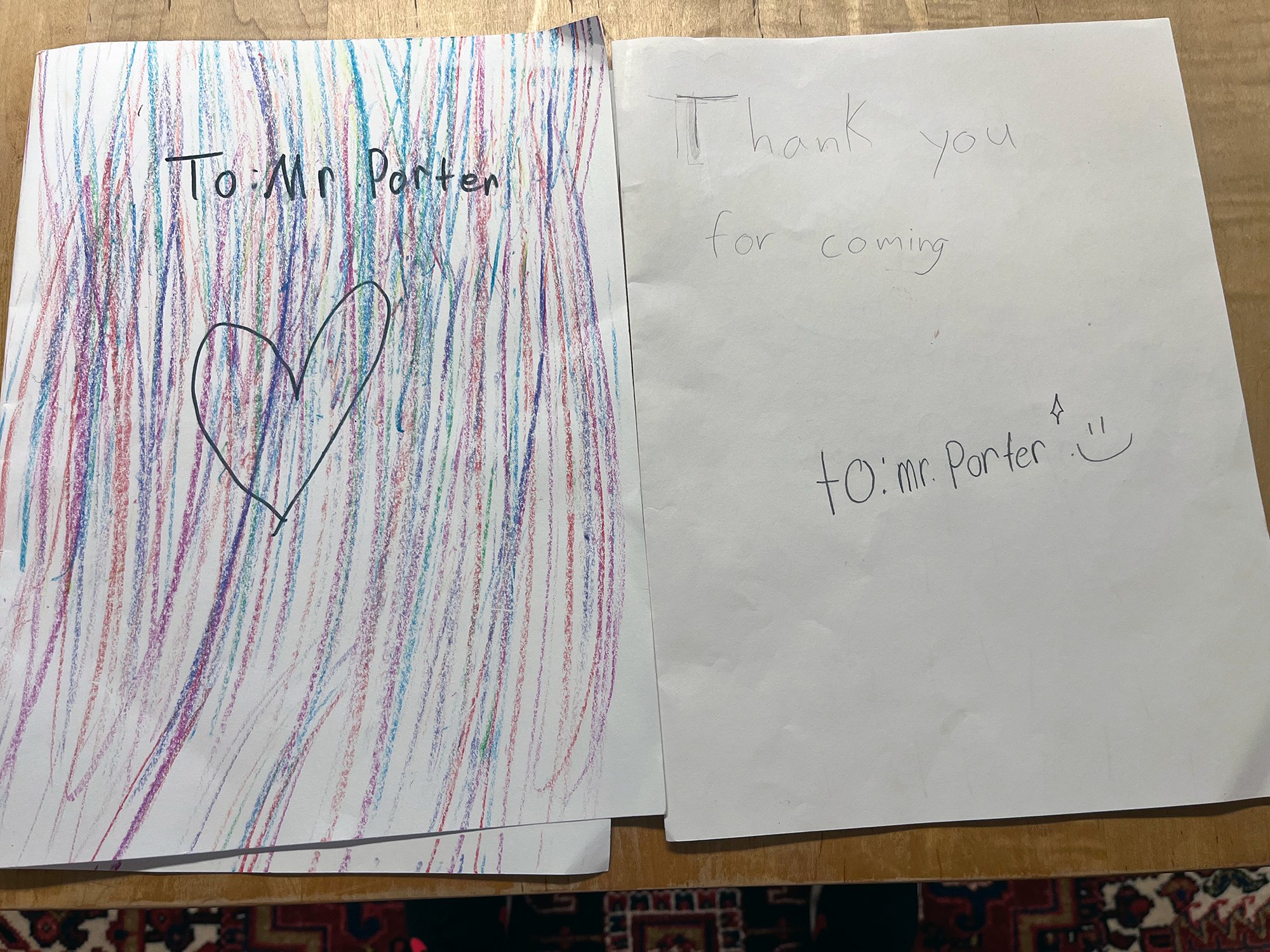 Student career day drawing